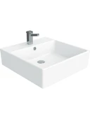 Creavit NX256 Set Üstü 50 x 50 Düz Kare Lavabo thumbnail 1