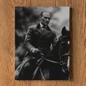 Atatürk Tablosu - At Binerken - 1