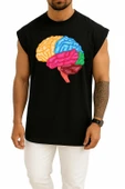Oversize Human Brain Anatomy Göğüs Tasarımlı Atlet thumbnail 11