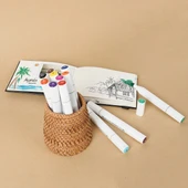 12 Parça Çift Taraflı Marker Boya Kalemi thumbnail 5