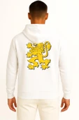 Kapüşonlu Coat Of Arms Of Bulgaria Lion Cep ve Sırt Tasarımlı Unisex Sweatshirt thumbnail 5