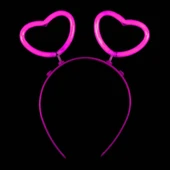 Glow Stick Karanlıkta Yanan Fosforlu Kalp Taç 12 Adet thumbnail 4