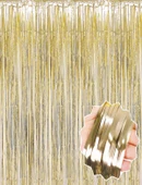 Mat Altın Püsküllü Kapı Perdesi thumbnail 3