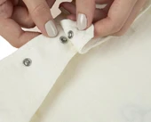 Emzik Askılı Müslin Önlük 837 Ekru thumbnail 4