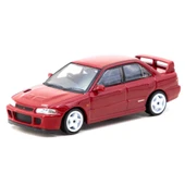 WorNessiWorld 1/64 Mitsubishi Lancer GSR Evolution II Red with  Cards thumbnail 1