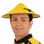 Uzak Doğu Asyalı Çin Japon Şapkası Sarı Renk thumbnail 3