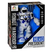 Hareketli Işıklı ve Sesli Ok Atan Oyuncak Robot thumbnail 3