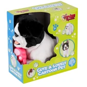 PR66308-25T Tasmalı Yürüyen Peluş Fransız Köpeği thumbnail 1