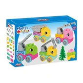 03 607 MASTER BLOKLAR İNŞAAT KAMYONLARI SETİ thumbnail 1