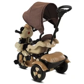 Baby Hope Little Panda Bebek Bisikleti Kahve - 4