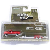 Greenlight 1/64 Hitch & Tow Series 31 - 1991 Dodge Ram Power Ram 250 with Heavy Duty Car Hauler thumbnail 2