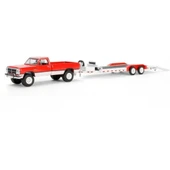 Greenlight 1/64 Hitch & Tow Series 31 - 1991 Dodge Ram Power Ram 250 with Heavy Duty Car Hauler thumbnail 1