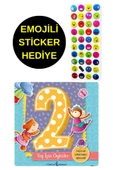EMOJİLİ  STİCKER HEDİYE  - OKUL ÖNCESİ RESİMLİ KİTAPLAR  - 2 YAŞ İÇİN ÖYKÜLER thumbnail 1