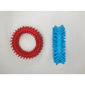 2 adet Evcil Hayvan Diş Temizleyici Oyuncak - Isırma Çember Seti thumbnail 5