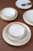 Porser Porselen Sofia Vena Tarçın Yemek Takımı 6 Kişilik 24 Parça S302451103 thumbnail 4