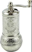 Osmanlı Motifli Kahve ve Baharat Değirmeni Gümüş thumbnail 1
