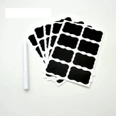 24 Adet Çok Amaçlı Kalemli Etiket - Baharat Etiketi Silinebilir Kolay Yapışkanlı thumbnail 4