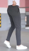 Erkek Slim Fit Likralı Gabardin Pantolon - 4