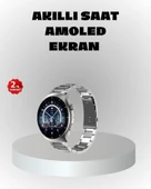 NFC Destekli Akıllı Saat – Kablosuz Şarj & Sesli Arama Özelliği thumbnail 1