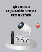 4K Wi-Fi 6 Projeksiyon Cihazı – 10.000+ Oyun Desteği, Kablosuz Bağlantı ve Çoklu Giriş Portları - 1