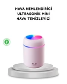 USB Bağlantılı LED Işıklı Hava Nemlendirici – Sessiz ve Kullanıcı Dostu Tasarım thumbnail 1