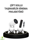 Bluetooth 5.0 ve Wi-Fi 6 Akıllı 4K Projeksiyon - 1