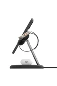 Belkin WIZ023VFBK Qi2 15W 3in1 MagSafe Şarj Standı - Siyah - 2