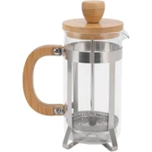 Ahşap Detaylı 600 ml Cam French Press thumbnail 2