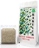KAKULEM SERTİFİKALI Beyaz Sorgum Dal Darı 3 KG thumbnail 1