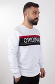 TWİSTER 2017 BEYAZ  BİSİKLET YAKA ERKEK SWEAT - 1