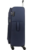 Pierre Cardin Ultra Light Hafif Lüx Kumaş Büyük Boy Valiz Lacivert 04PC4200 thumbnail 4