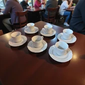 Porland porselen kahve fincanı seti takımı 6 kişilik thumbnail 2