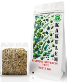 KAKULEM SERTİFİKALI Hızlı Geliştiren Lüks Karışık Güvercin Yemi 3 KG thumbnail 1