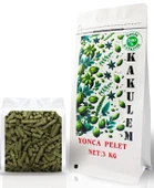 KAKULEM SERTİFİKALI Tavşan Hamster Kemirgen Yonca Pelet Yem 3 KG thumbnail 1