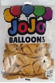 BALON METALİK 12 İNC (JOJO BALLOONS) ALTIN 100 ADET thumbnail 2