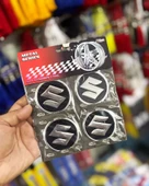 Universal Araç Uyumlu, Suzuki Jant Göbeği Arması, Sticker 4'lü Set 60mm thumbnail 1