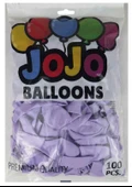 BALON DÜZ 12 İNC (JOJO BALLOONS)MAKARON LİLA 100 thumbnail 2