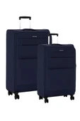 Pierre Cardin 2'li Valiz Seti Büyük Ve Orta Boy Lüx Kumaş Valiz Lacivert 04pc4200 thumbnail 1