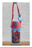 Erkek Çocuk Örümcek Adam Çelik Matara 500 ml 1 Adet Spiderman Çelik Suluk 1 Adet Lisanslı Okul Matarası - 4
