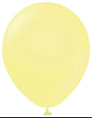 BALON DÜZ 12İNC(JOJO BALLOONS)MAKARON SARI VANİLYA 100 ADET thumbnail 1