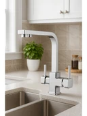 ARITMALI LÜX KARE MUTFAK EVİYE BATARYASI thumbnail 3