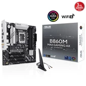 ASUS B860M MAX GAMING AX WIFI6 DDR5 HDMI-DP TYPEC PCIE 5.0 1851P MATX thumbnail 1