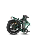 Kron Elektrone Zuma 20 JANT 7 Vites M.Disc Mat Yeşil- Gri Katlanır Elektrikli Bisiklet thumbnail 2