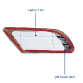 Mega Oto Market Çift Çamurluk Rüzgarlığı Venti Spor Tüm Araçlarla Uyumlu PMX-331 - 3