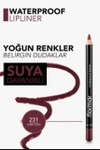 Flormar Yüksek Pigmentli & Mat Bitişli Suya Dayanıklı Dudak Kalemi 231 BERRY STAIN thumbnail 3