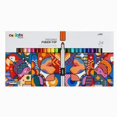 Carioca Plus Prisma Fiber Uçlu Keçeli Boya Kalemi 24'lü thumbnail 1