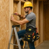 CAT DA980569 Kemerli Askı Kancalı Ağır Hizmet Bel Alet Çantası thumbnail 4