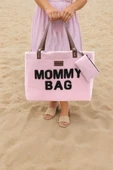 Panama Bag,Anne Bebek Bakım Çantası,Mommy Bag,Cüzdan Hediyeli, XL Büyük Boy, Essential Edit Serisi, Pudra - 4
