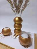 BALON VAZO İKİLİ MUMLUK SET RANDOM DEKOR thumbnail 4