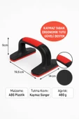Kaymaz Tabanlı Push-Up Standı – Ev ve Salon Kullanımına Uygun Güçlü Destek Aparatı Kırmızı thumbnail 5